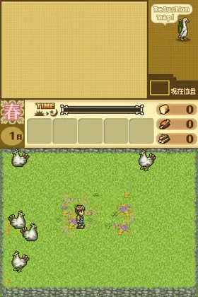 Hakoniwa Seikatsu - Hitsuji Mura DS (Japan) (Rev 1) screen shot game playing